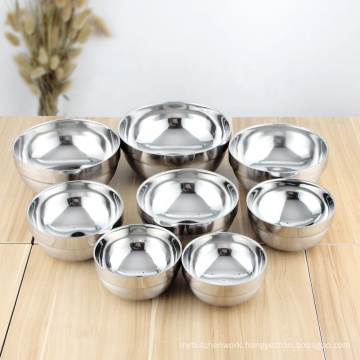 HG china bowl stainless steel rice  bowl for family restaurant